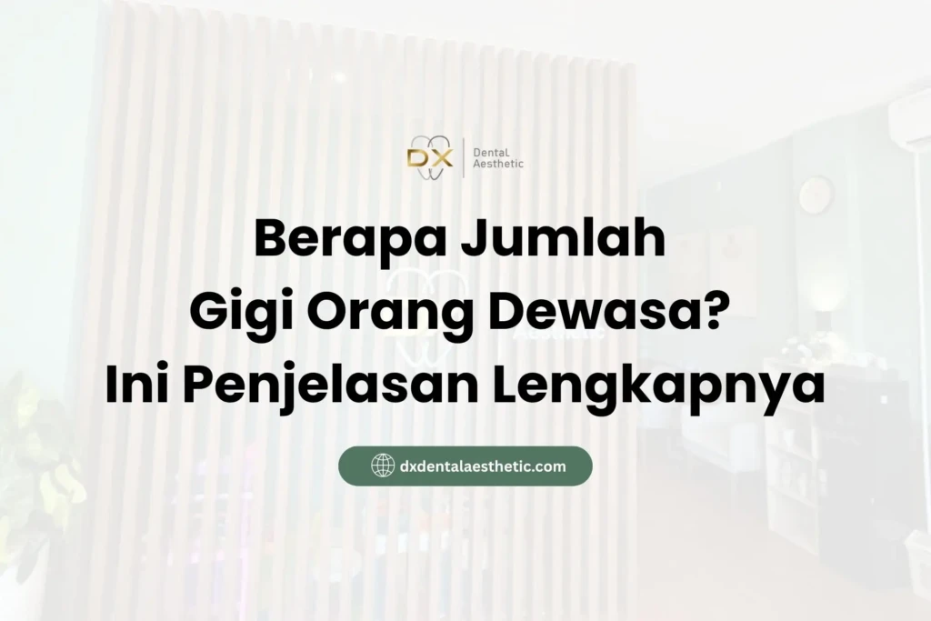 Berapa Jumlah Gigi Orang Dewasa? Ini Penjelasan Lengkapnya